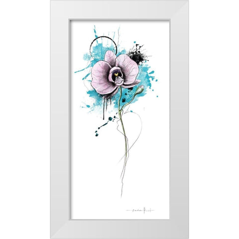 Trash poetry fleurie II White Modern Wood Framed Art Print by Zacher-Finet, Isabelle