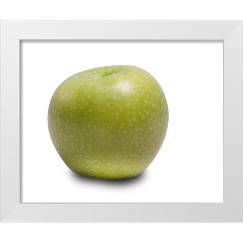 Apfel White Modern Wood Framed Art Print by Brosius, Volker
