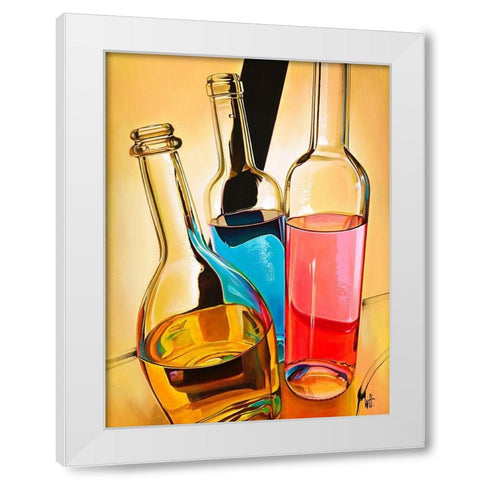 Ambiance Festive White Modern Wood Framed Art Print by Heneuy, William