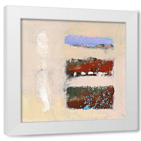 Ohne Titel XI White Modern Wood Framed Art Print by Groenhart, Jan