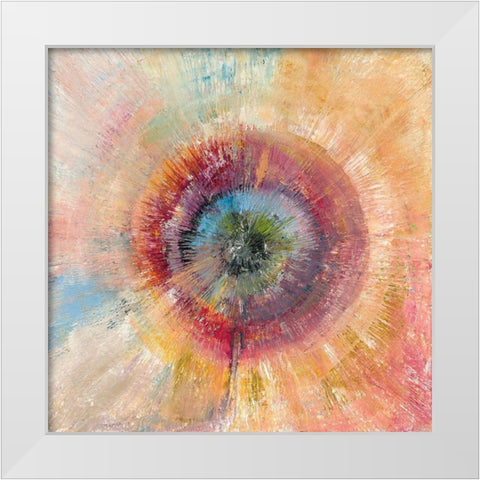 Mohnblumen White Modern Wood Framed Art Print by Arns-Muller, Monika