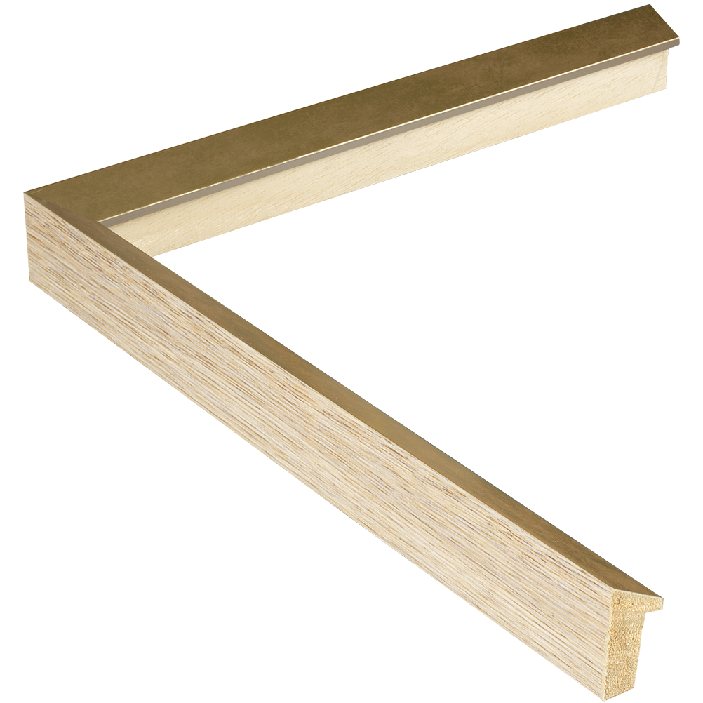 Alloy Soft Gold 3/4" Custom Wood Frame Made to Your Measurements